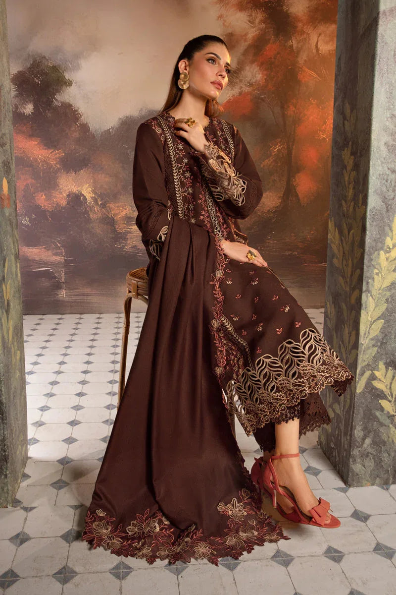 Rangrasiya | Premium Winter Edit 24 |  Hot Choclate - Aqsa Fabrics