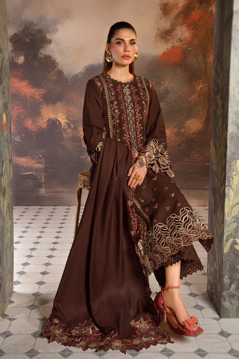Rangrasiya | Premium Winter Edit 24 |  Hot Choclate - Aqsa Fabrics