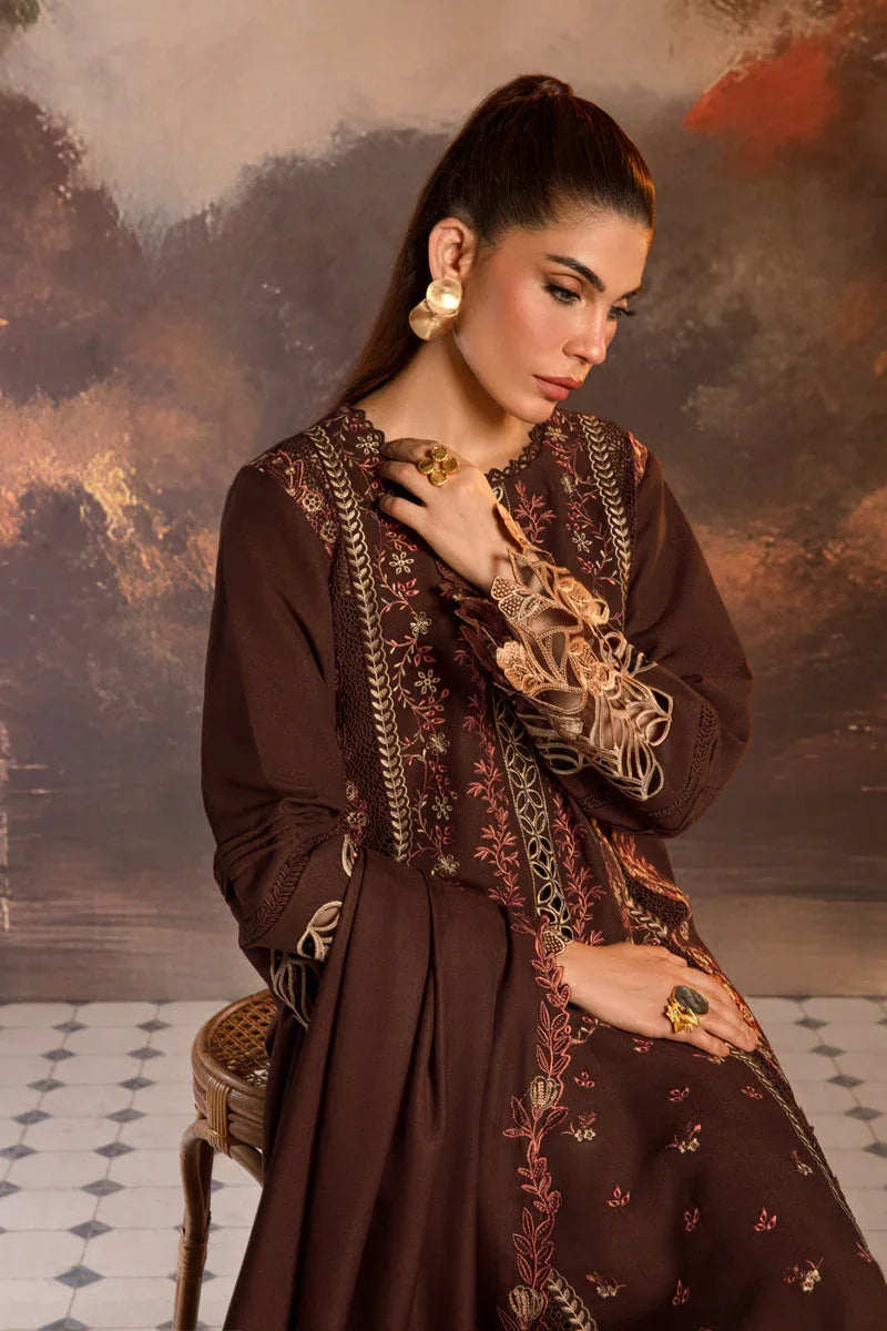 Rangrasiya | Premium Winter Edit 24 |  Hot Choclate - Aqsa Fabrics