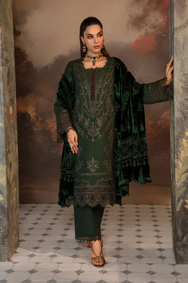 Rangrasiya | Premium Winter Edit 24 |  Matcha - Aqsa Fabrics