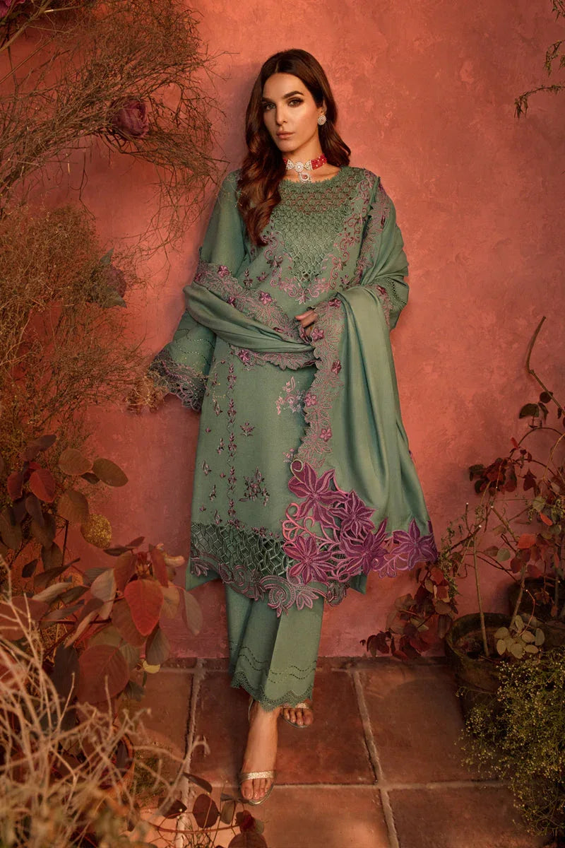 Rangrasiya | Premium Winter Edit 24 |  Mint - Aqsa Fabrics