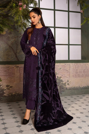 Rangrasiya | Premium Winter Edit 24 | Mocha - Aqsa Fabrics