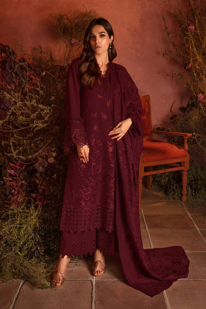 Rangrasiya | Premium Winter Edit 24 |  Rose - Aqsa Fabrics