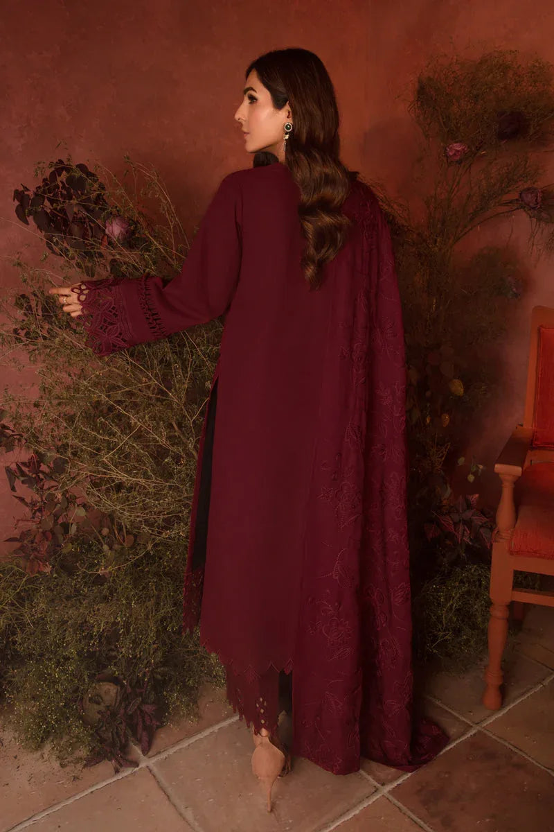 Rangrasiya | Premium Winter Edit 24 |  Rose - Aqsa Fabrics