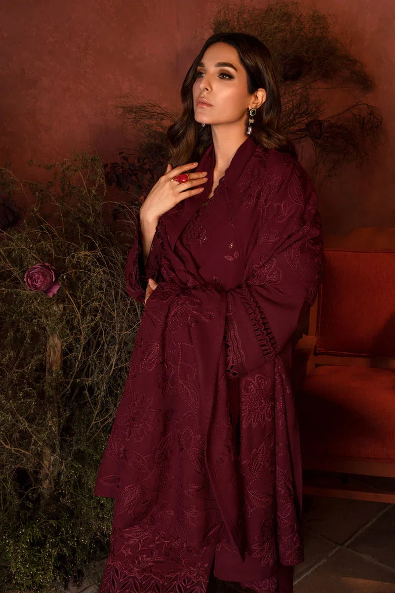 Rangrasiya | Premium Winter Edit 24 |  Rose - Aqsa Fabrics