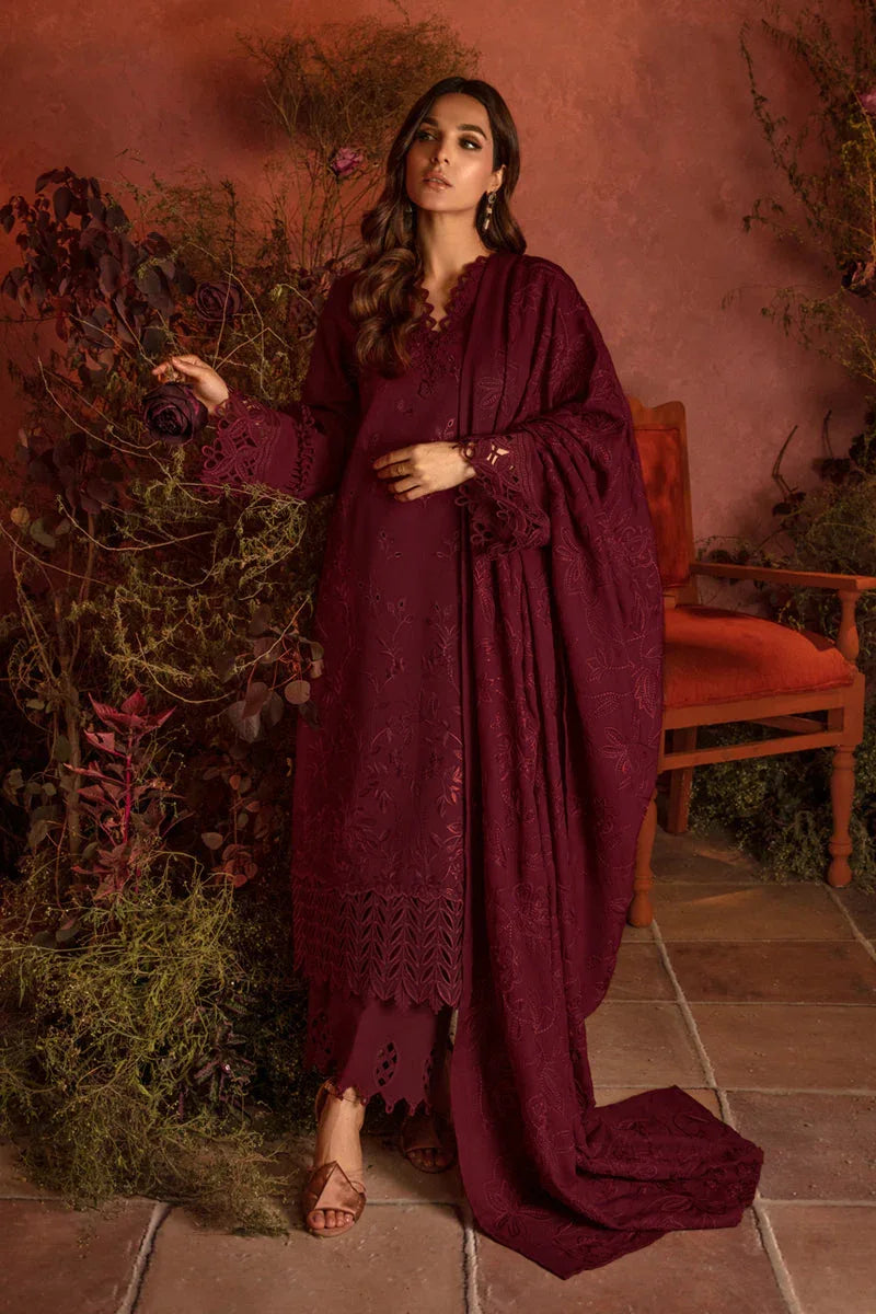 Rangrasiya | Premium Winter Edit 24 |  Rose - Aqsa Fabrics