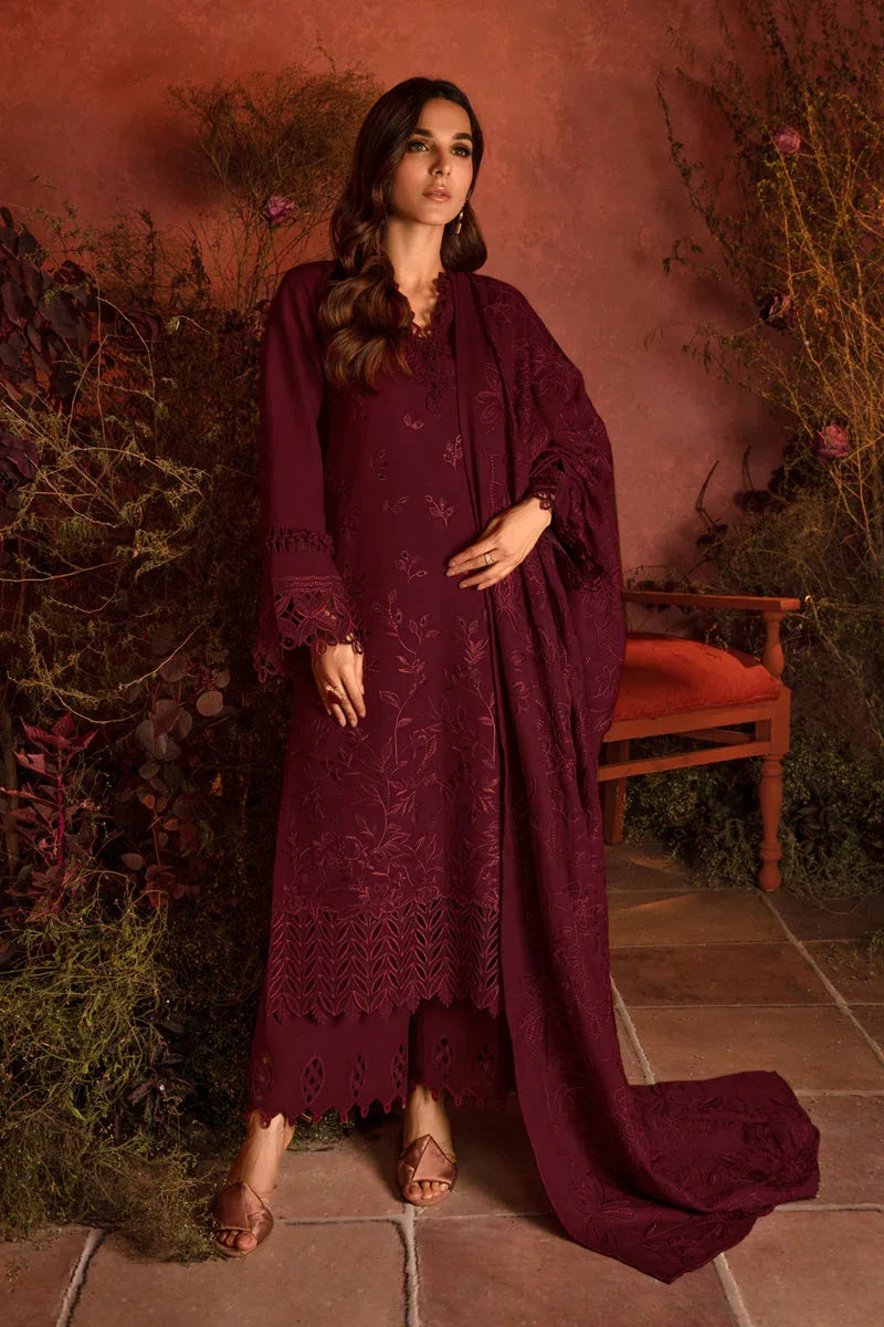 Rangrasiya | Premium Winter Edit 24 |  Rose - Aqsa Fabrics
