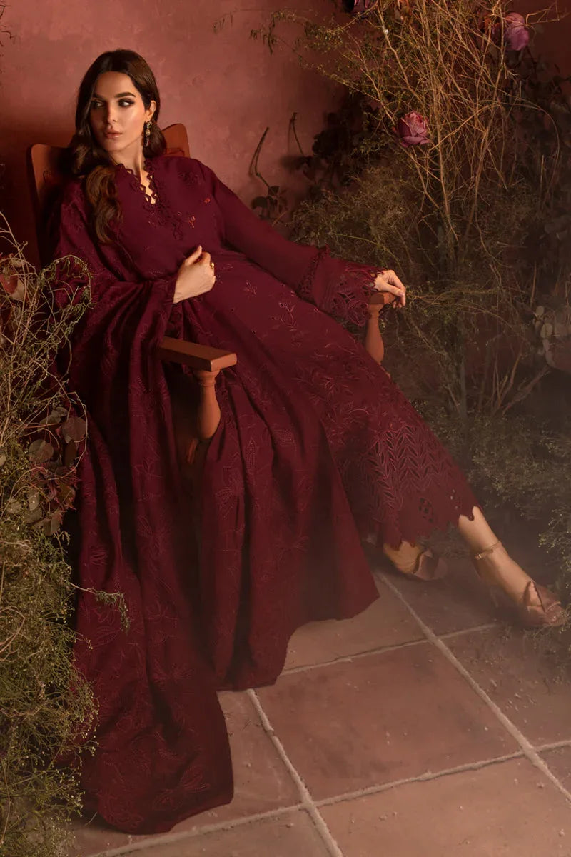 Rangrasiya | Premium Winter Edit 24 |  Rose - Aqsa Fabrics
