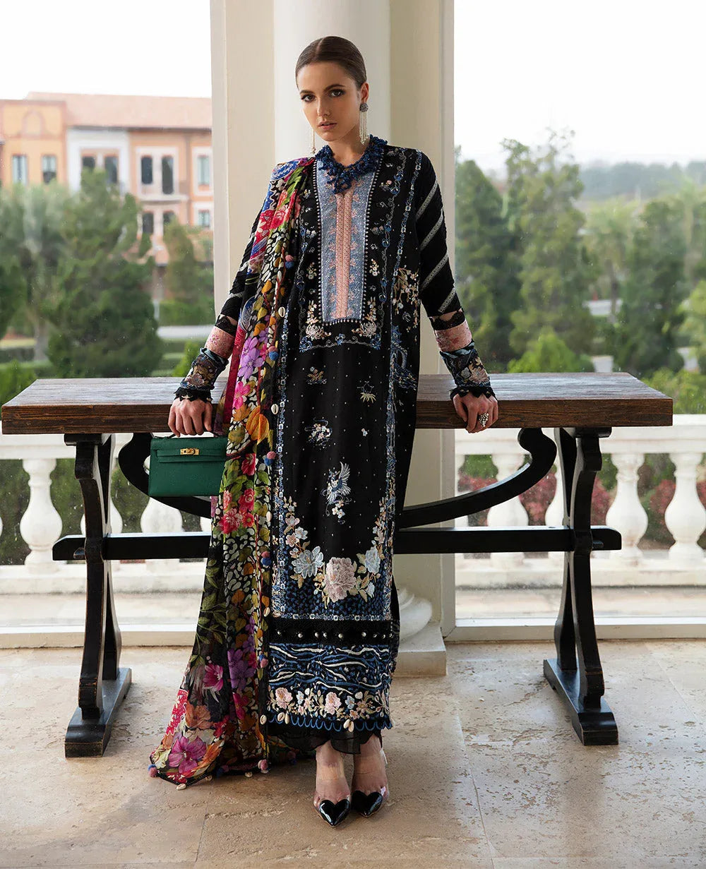 Republic Womenswear | Ilana Eid Luxury Lawn | MÃÂ©line - Aqsa Fabrics