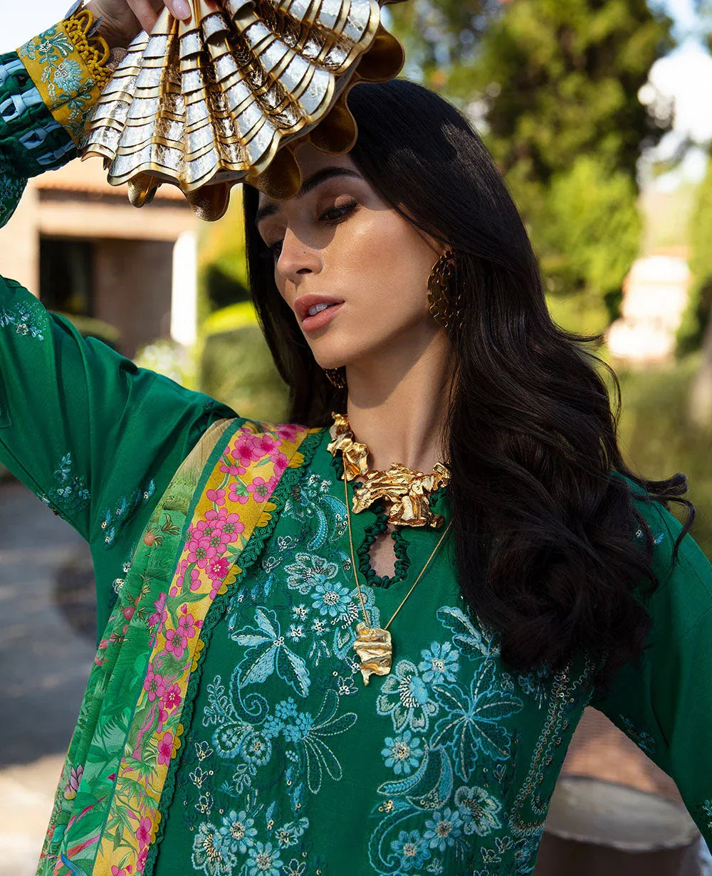 Republic Womenswear | Ilana Eid Luxury Lawn |Helene - Aqsa Fabrics