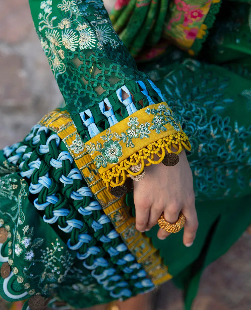 Republic Womenswear | Ilana Eid Luxury Lawn |Helene - Aqsa Fabrics