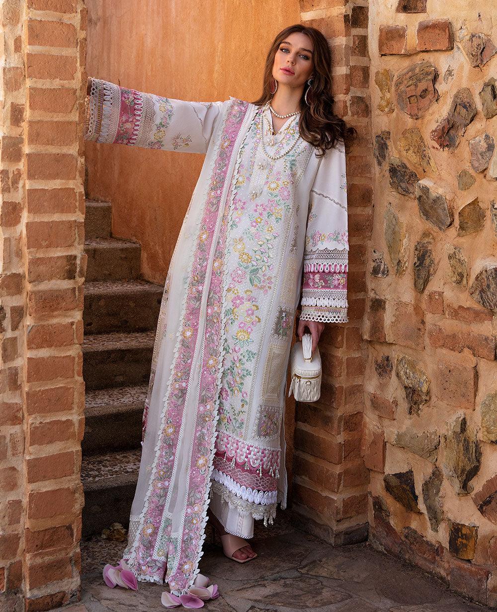 Republic Womenswear | Ilana Eid Luxury Lawn | Reveuse - Aqsa Fabrics