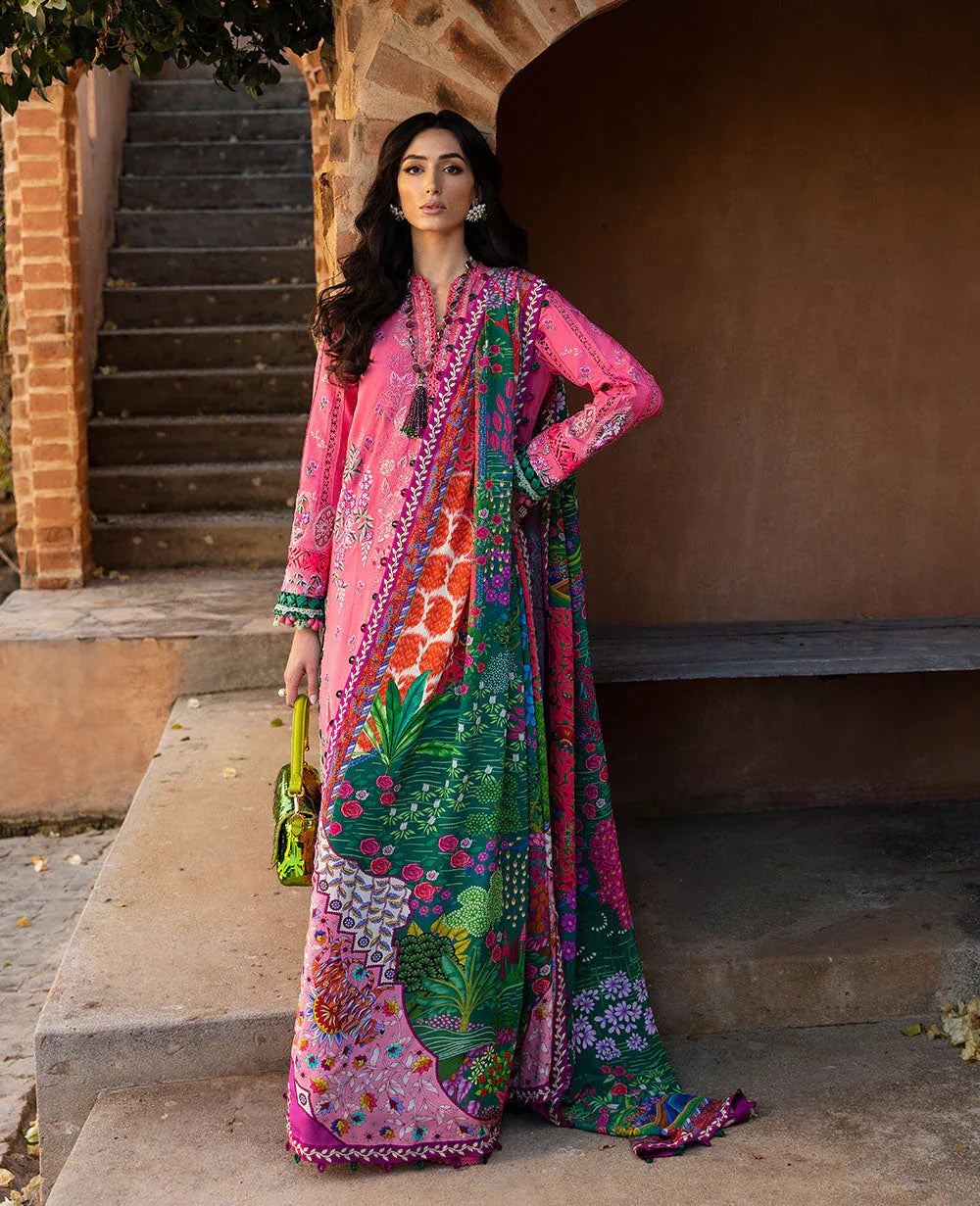 Republic Womenswear | Ilana Eid Luxury Lawn | Clemence - Aqsa Fabrics