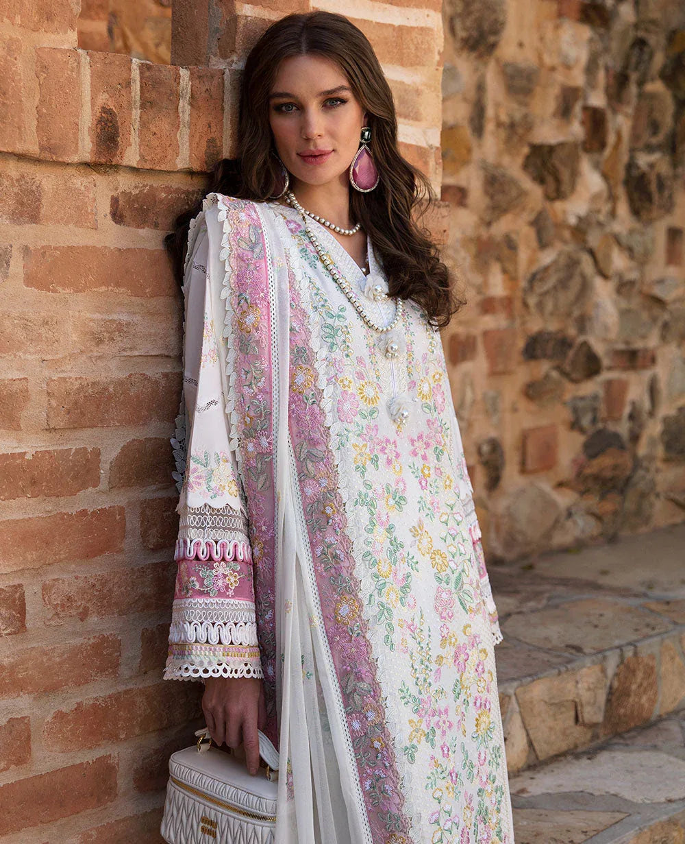 Republic Womenswear | Ilana Eid Luxury Lawn | Reveuse - Aqsa Fabrics