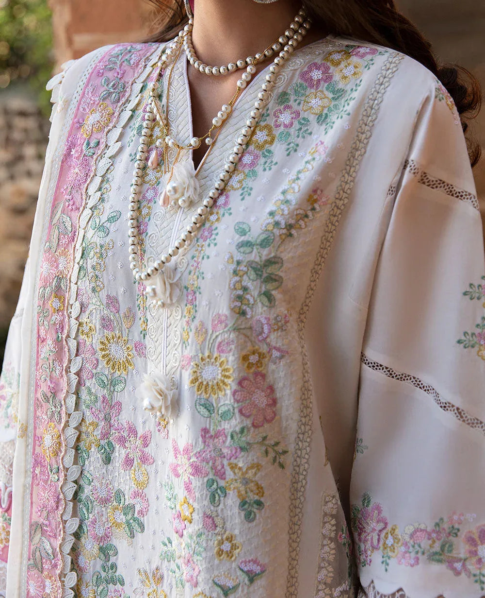 Republic Womenswear | Ilana Eid Luxury Lawn | Reveuse - Aqsa Fabrics