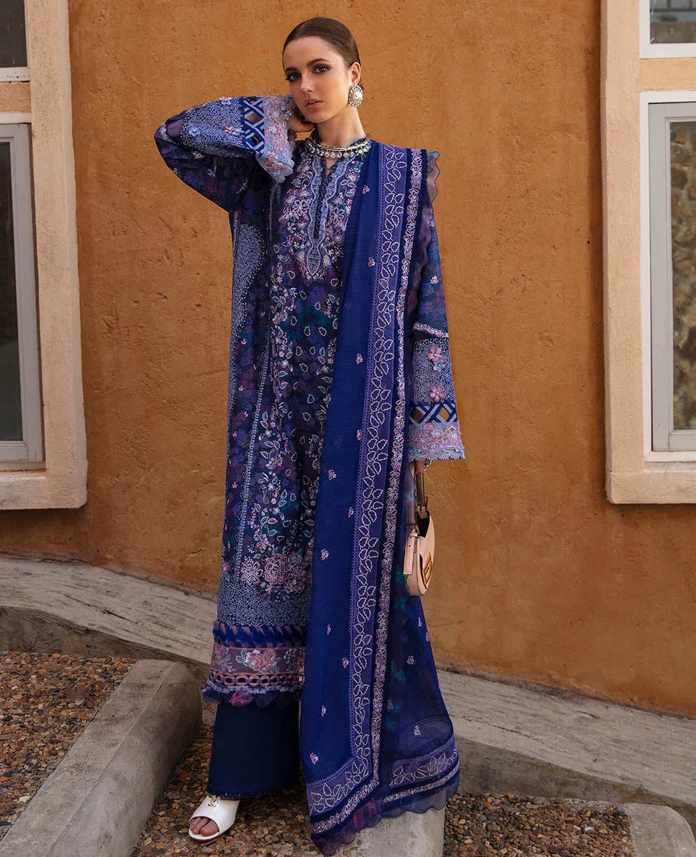 Republic Womenswear | Ilana Eid Luxury Lawn | Lawn Lune - Aqsa Fabrics