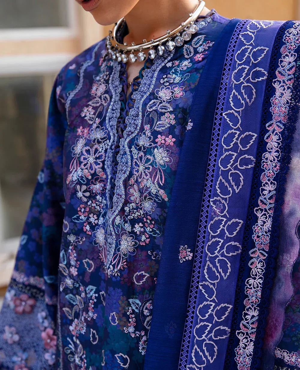 Republic Womenswear | Ilana Eid Luxury Lawn | Lawn Lune - Aqsa Fabrics