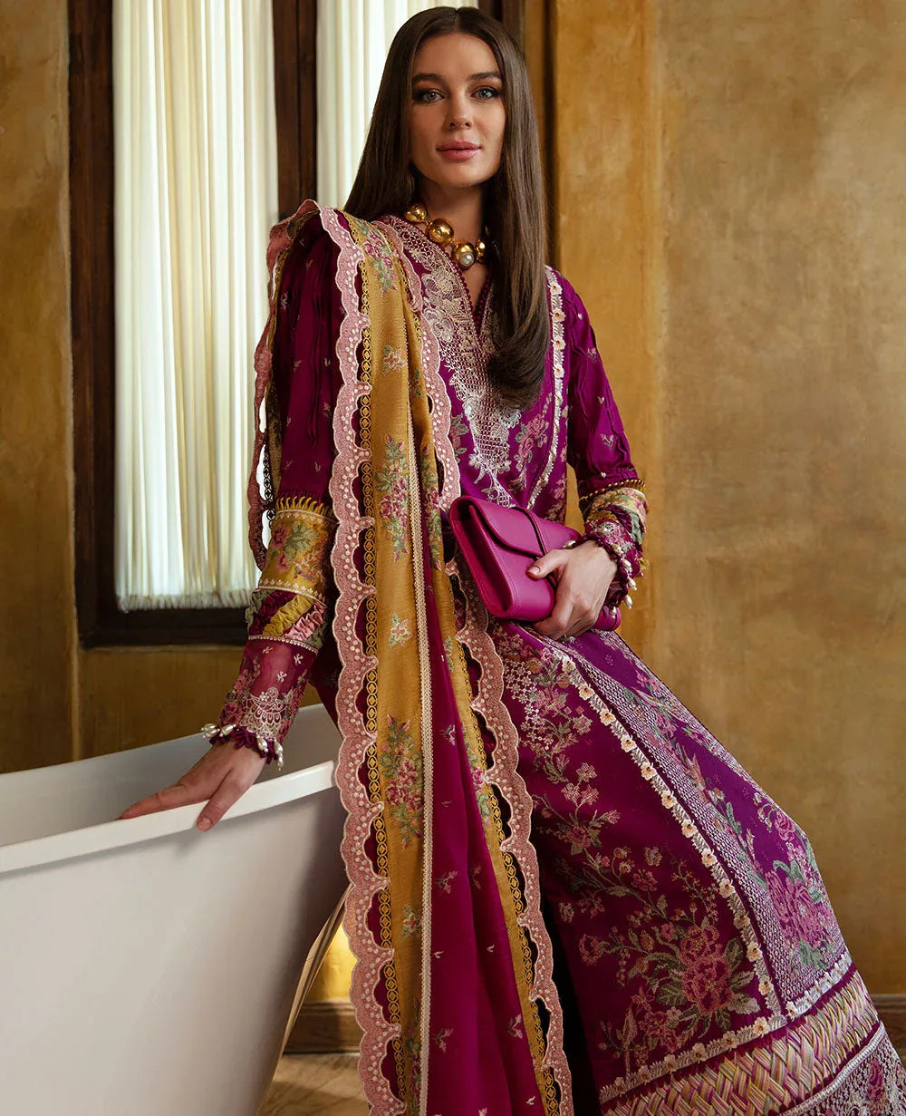 Republic Womenswear | Ilana Eid Luxury Lawn | Camille - Aqsa Fabrics