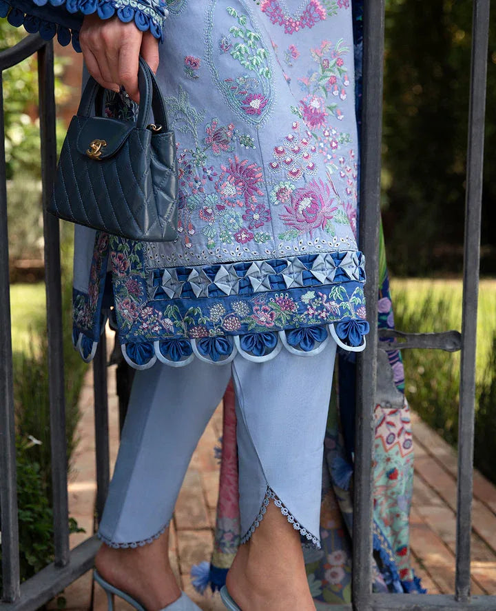 Republic Womenswear | Ilana Eid Luxury Lawn | Elodie - Aqsa Fabrics