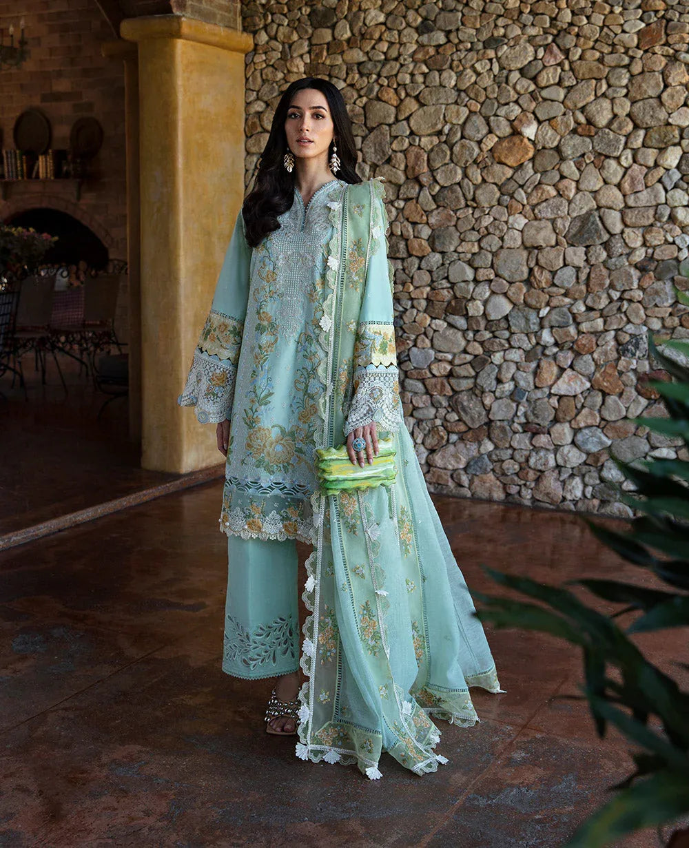 Republic Womenswear | Ilana Eid Luxury Lawn | Elaine - Aqsa Fabrics