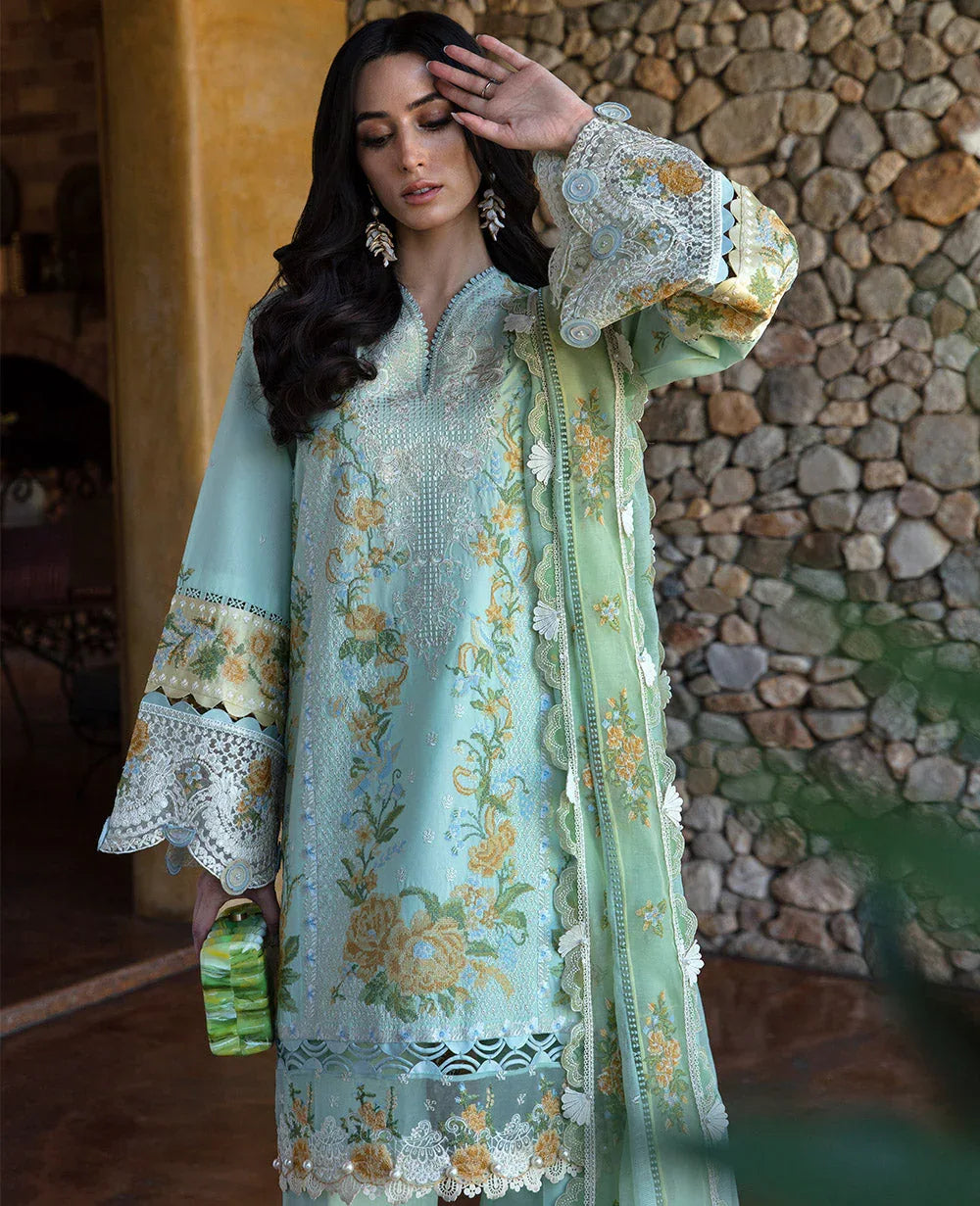 Republic Womenswear | Ilana Eid Luxury Lawn | Elaine - Aqsa Fabrics