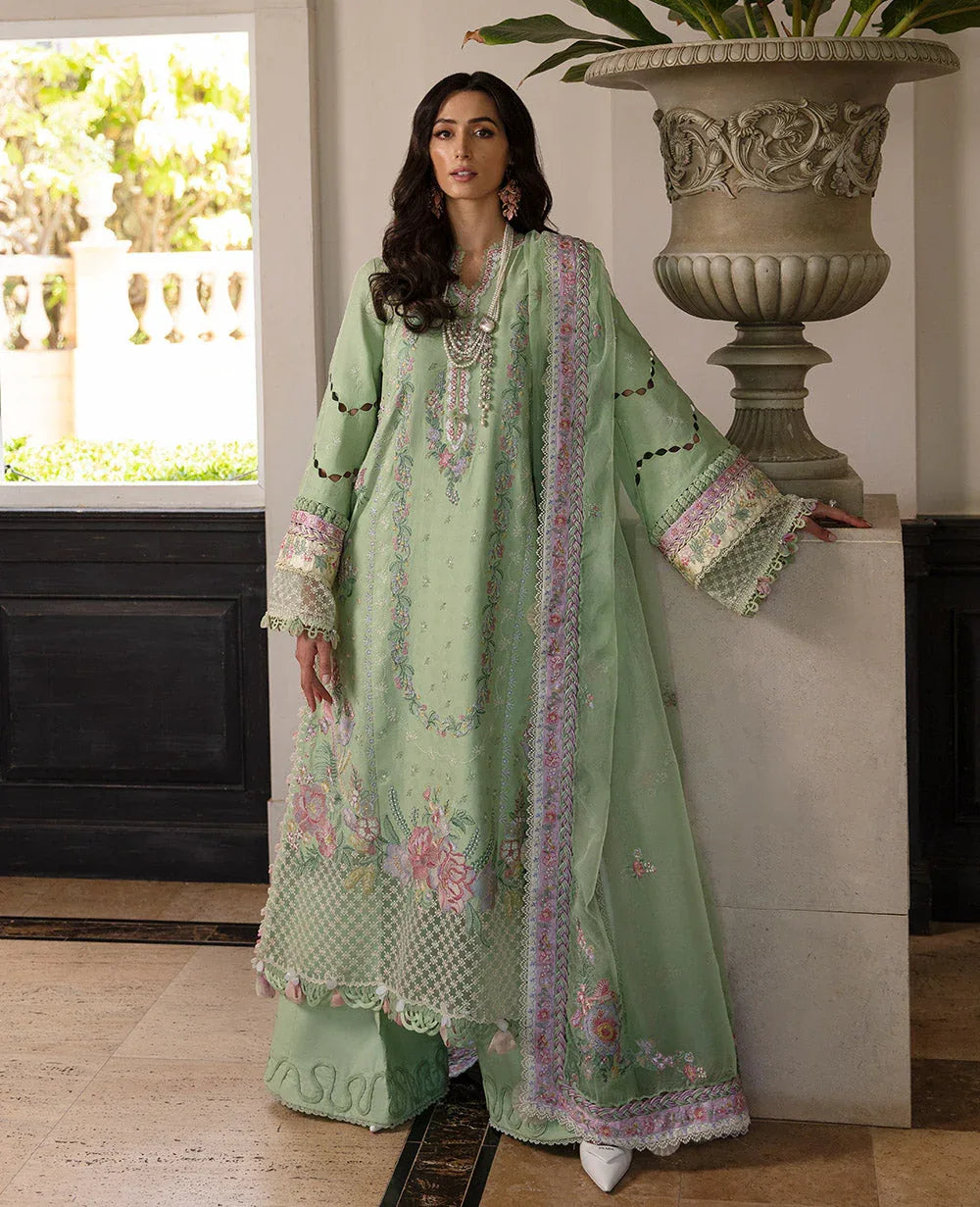 Republic Womenswear | Ilana Eid Luxury Lawn | AurÃÂ©lie - Aqsa Fabrics
