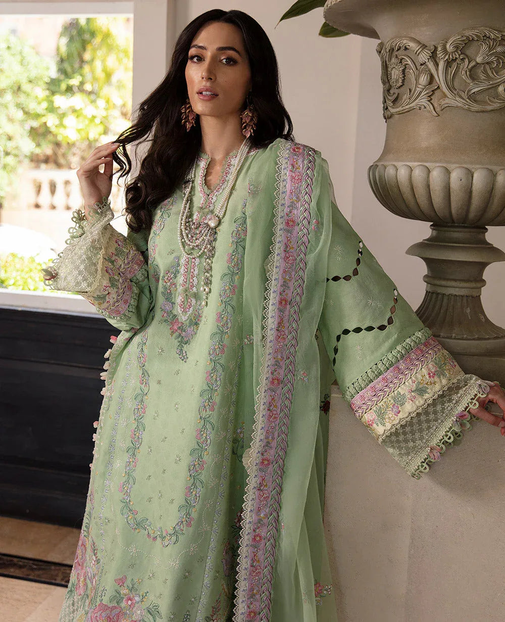 Republic Womenswear | Ilana Eid Luxury Lawn | AurÃÂ©lie - Aqsa Fabrics