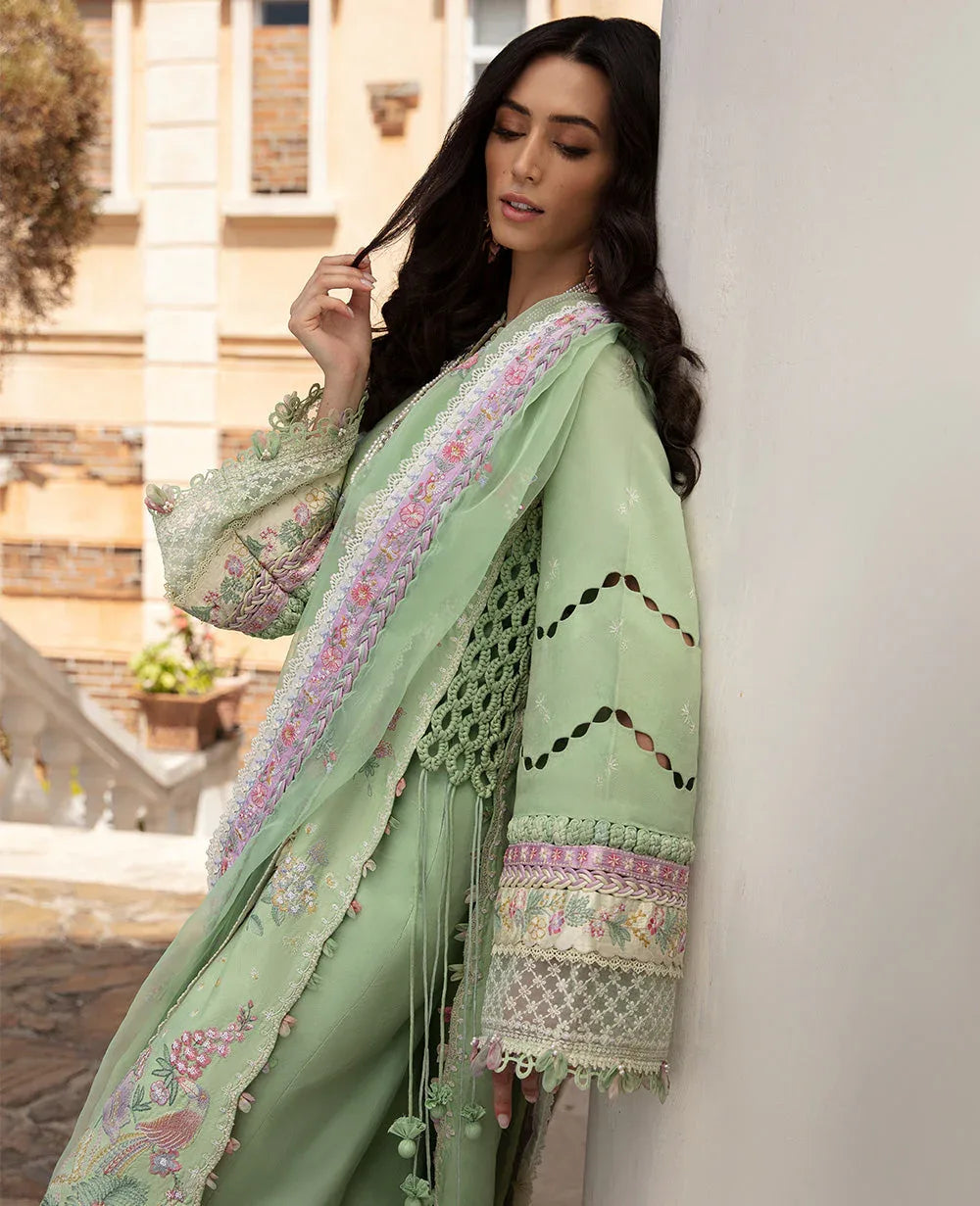 Republic Womenswear | Ilana Eid Luxury Lawn | AurÃÂ©lie - Aqsa Fabrics
