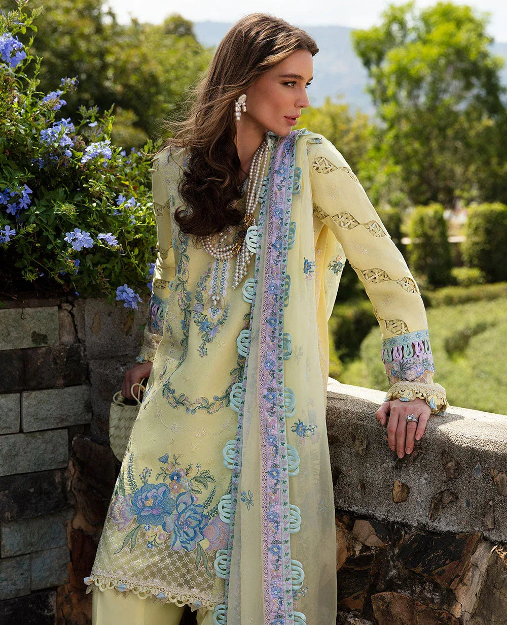Republic Womenswear | Ilana Eid Luxury Lawn | Sylvie - Aqsa Fabrics