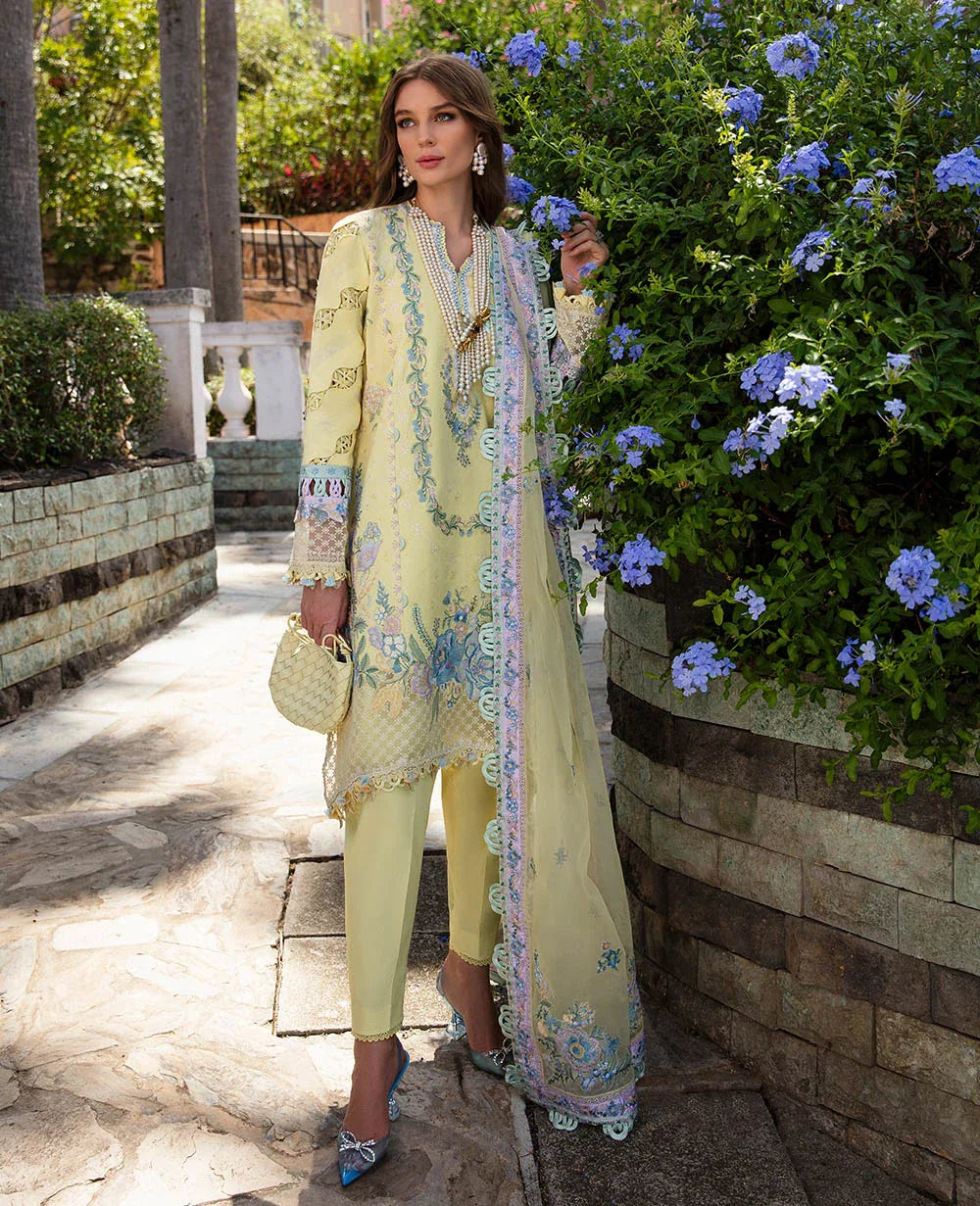 Republic Womenswear | Ilana Eid Luxury Lawn | Sylvie - Aqsa Fabrics