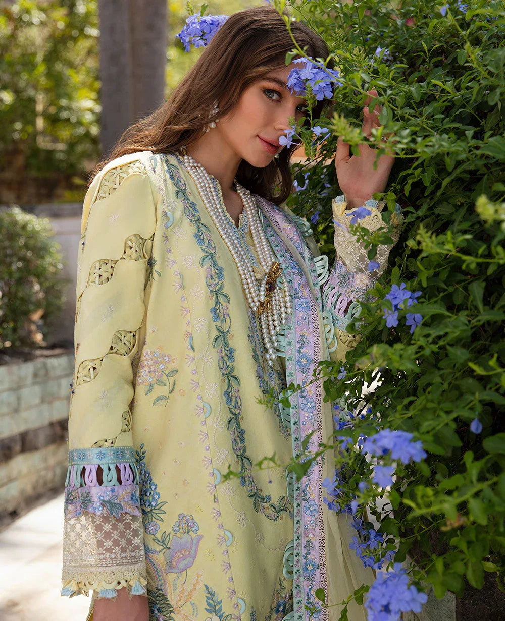 Republic Womenswear | Ilana Eid Luxury Lawn | Sylvie - Aqsa Fabrics