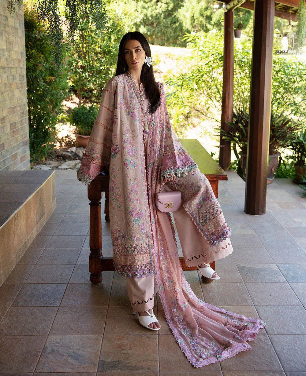 Republic Womenswear | Ilana Eid Luxury Lawn | Lumiere - Aqsa Fabrics