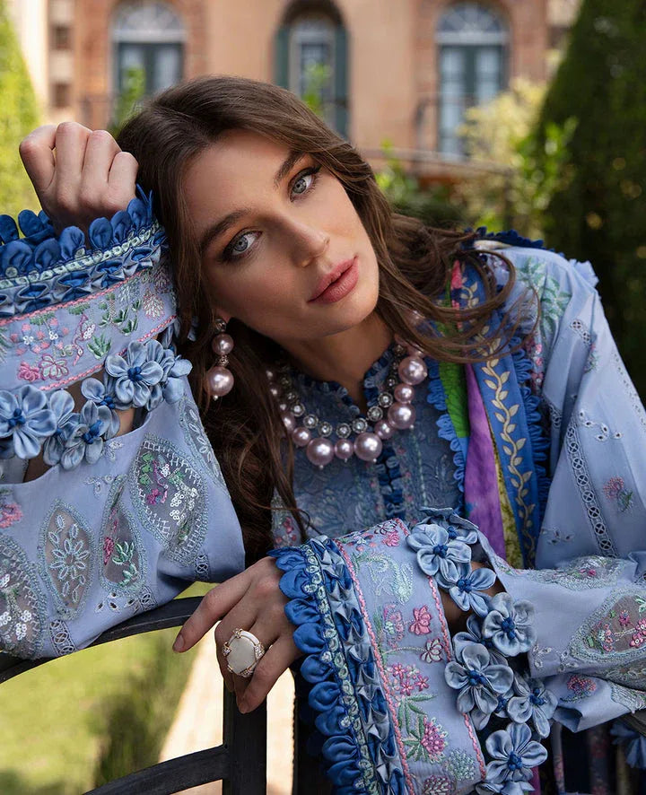 Republic Womenswear | Ilana Eid Luxury Lawn | Elodie - Aqsa Fabrics