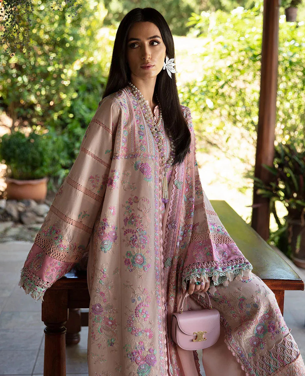 Republic Womenswear | Ilana Eid Luxury Lawn | Lumiere - Aqsa Fabrics