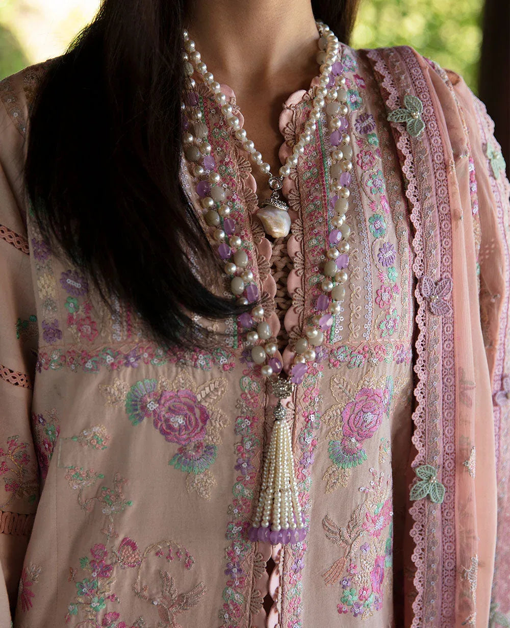 Republic Womenswear | Ilana Eid Luxury Lawn | Lumiere - Aqsa Fabrics