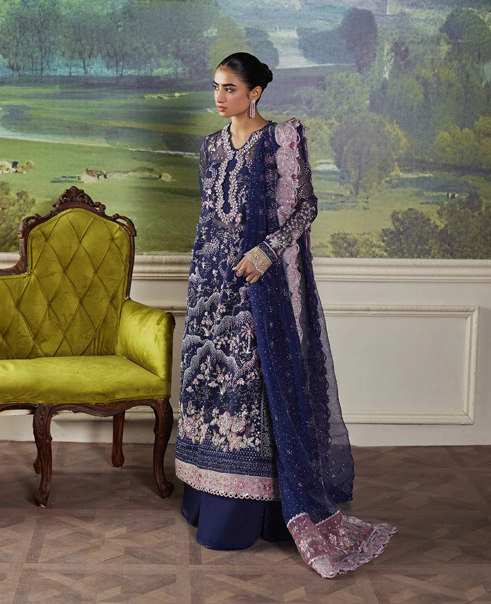 Republic Womenswear | Pieno De Verde Wedding 24 | RWU-24-D7 (Stella ) - Aqsa Fabrics
