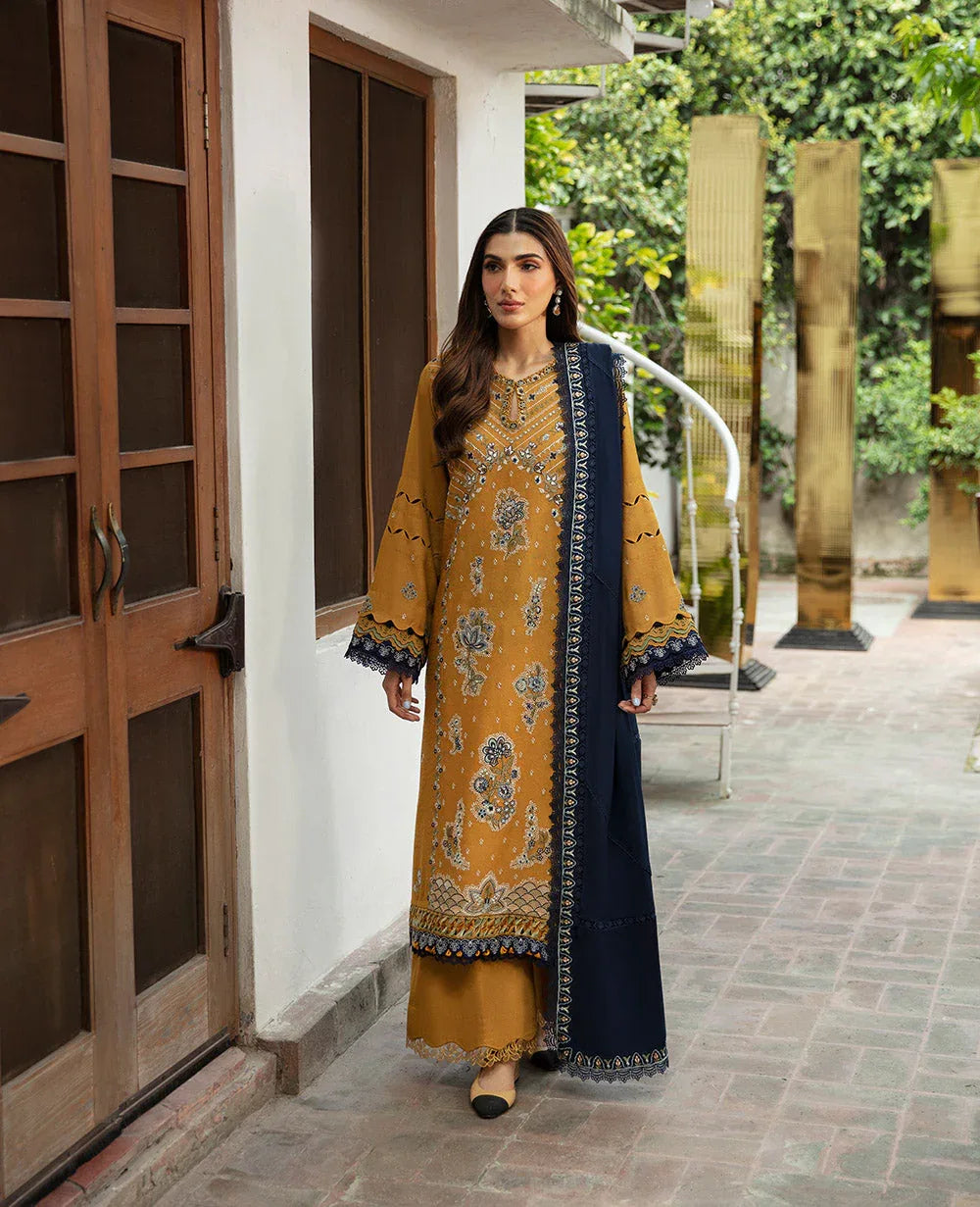 Republic Womenswear | Rosalee Winter 24 |  D5 (Feeha) - Aqsa Fabrics