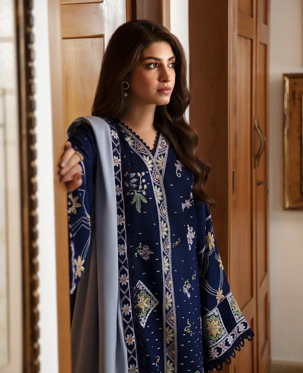 Republic Womenswear | Rosalee Winter 24 |  D1 (Zira) - Aqsa Fabrics