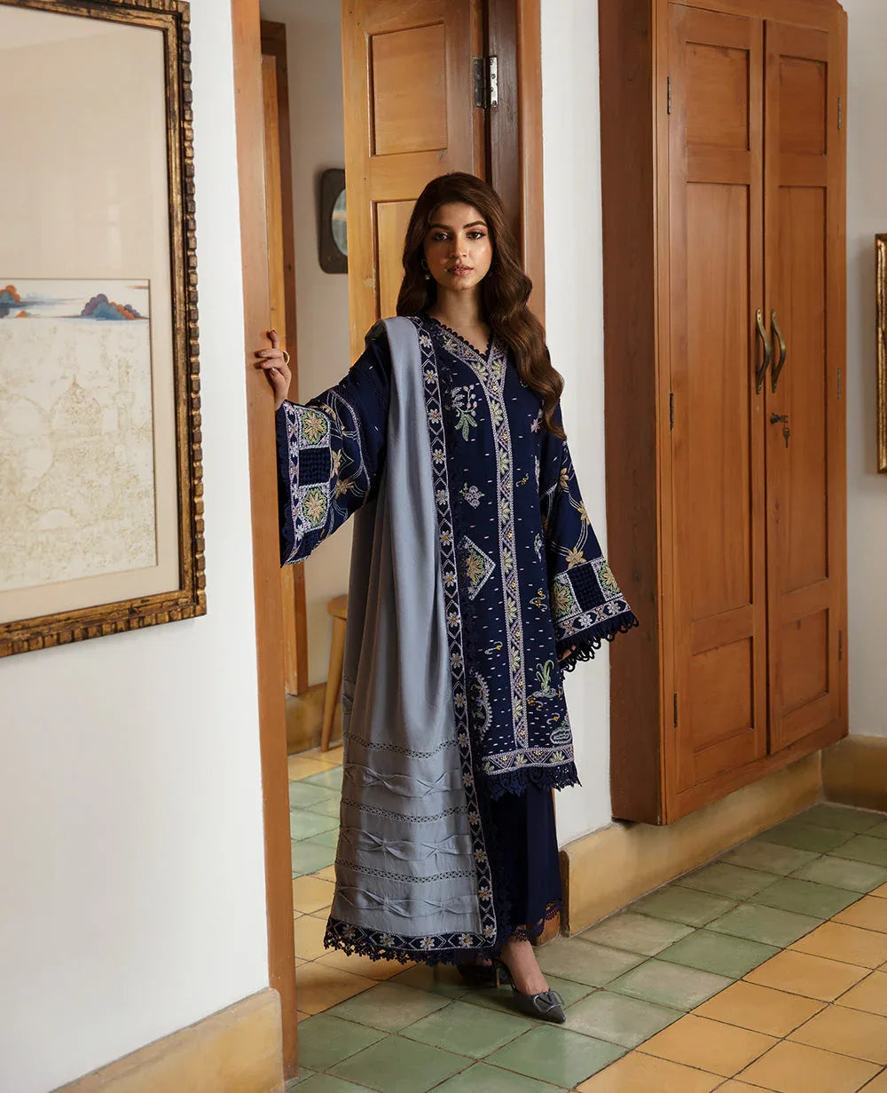Republic Womenswear | Rosalee Winter 24 |  D1 (Zira) - Aqsa Fabrics
