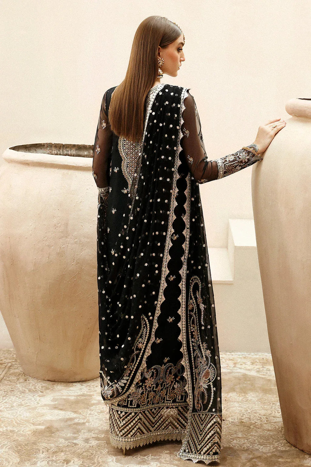 Afrozeh Shehnai Wedding Formal 3Pc Suit AFS-24-03 Reshma - Aqsa Fabrics