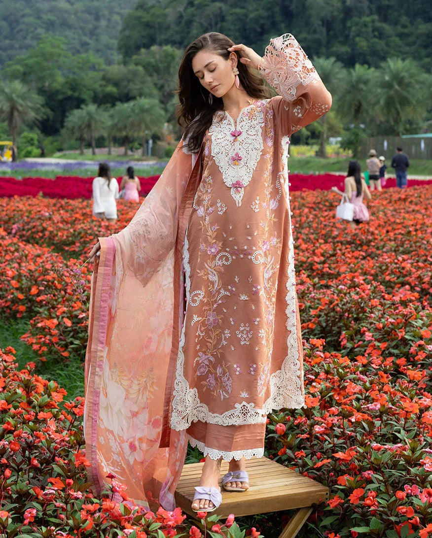 Rosette Reverie - Aqsa Fabrics