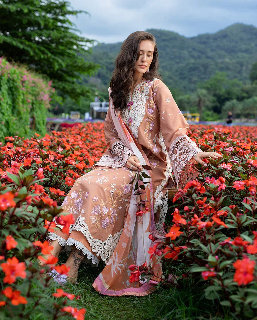 Rosette Reverie - Aqsa Fabrics