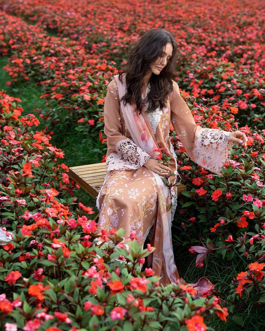 Rosette Reverie - Aqsa Fabrics