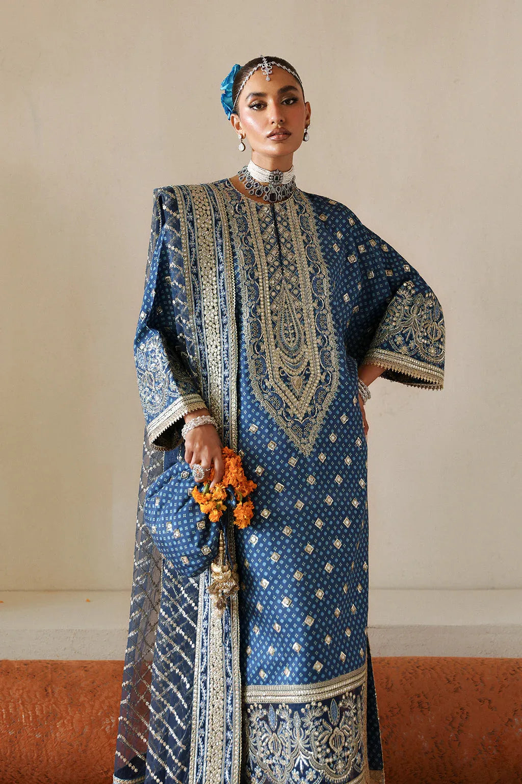 Afrozeh Shehnai Wedding Formal 3Pc Suit AFS-24-10 Rukhsana - Aqsa Fabrics