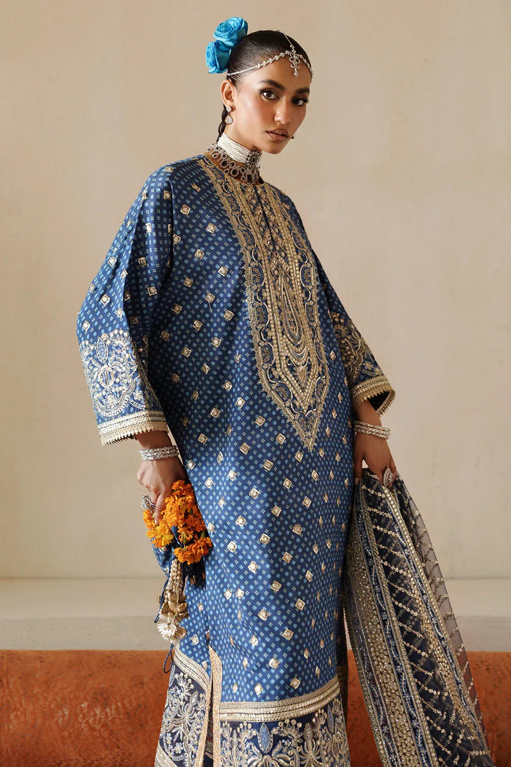 Afrozeh Shehnai Wedding Formal 3Pc Suit AFS-24-10 Rukhsana - Aqsa Fabrics