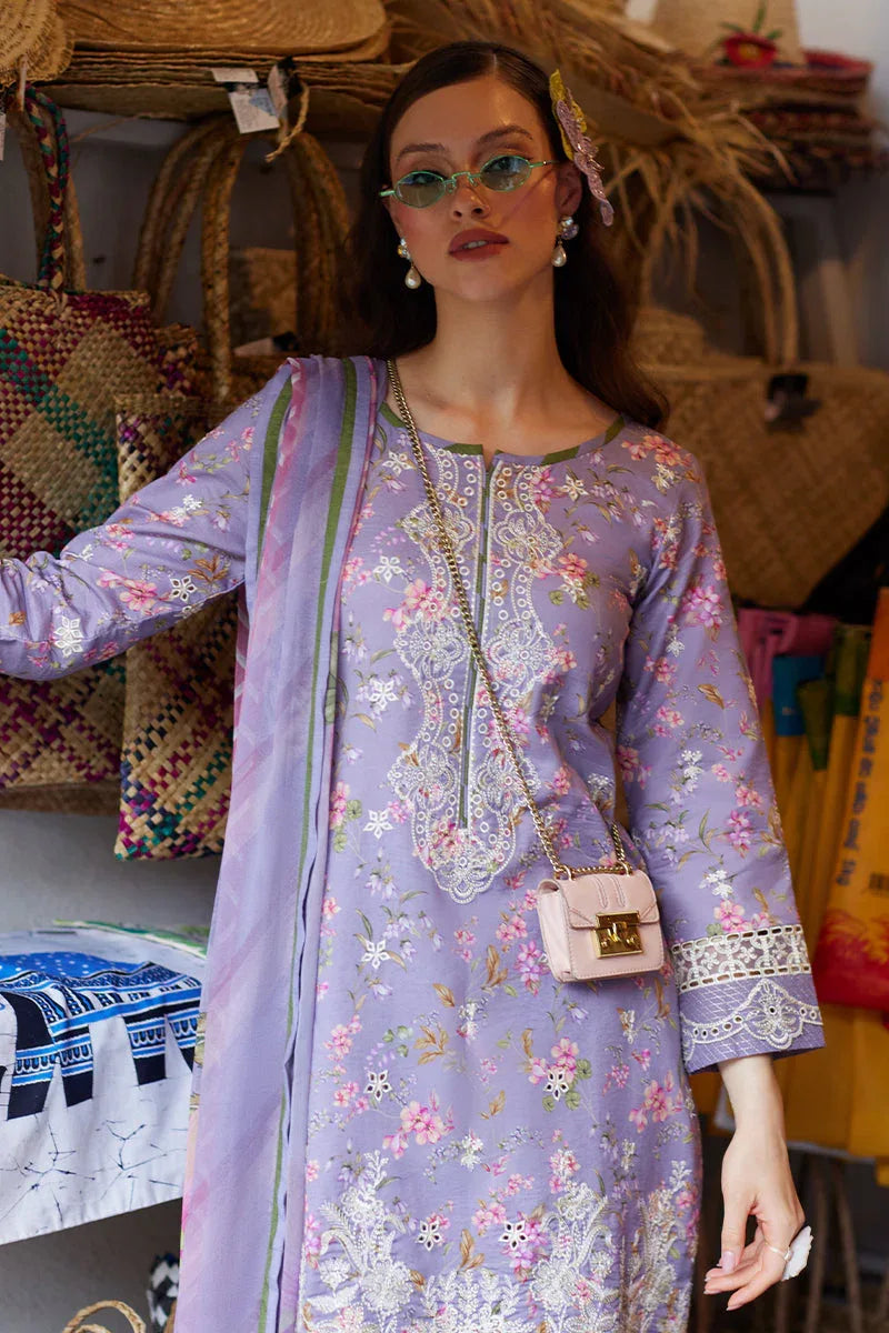 Gulaal | Saffira Lawn 25 | Miaa - Aqsa Fabrics