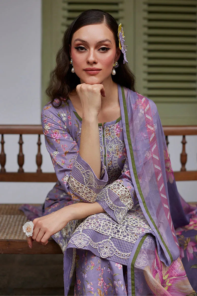 Gulaal | Saffira Lawn 25 | Miaa - Aqsa Fabrics