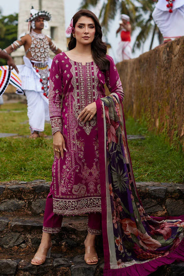 Gulaal | Saffira Lawn 25 | Aria - Aqsa Fabrics