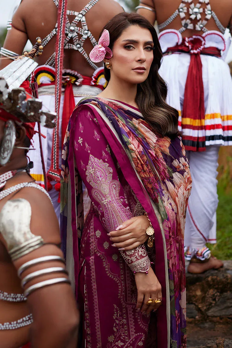 Gulaal | Saffira Lawn 25 | Aria - Aqsa Fabrics