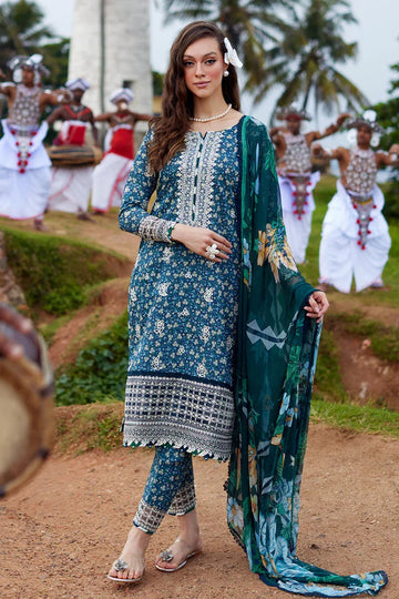 Gulaal | Saffira Lawn 25 | Chloe - Aqsa Fabrics